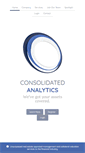 Mobile Screenshot of consolidatedanalytics.com